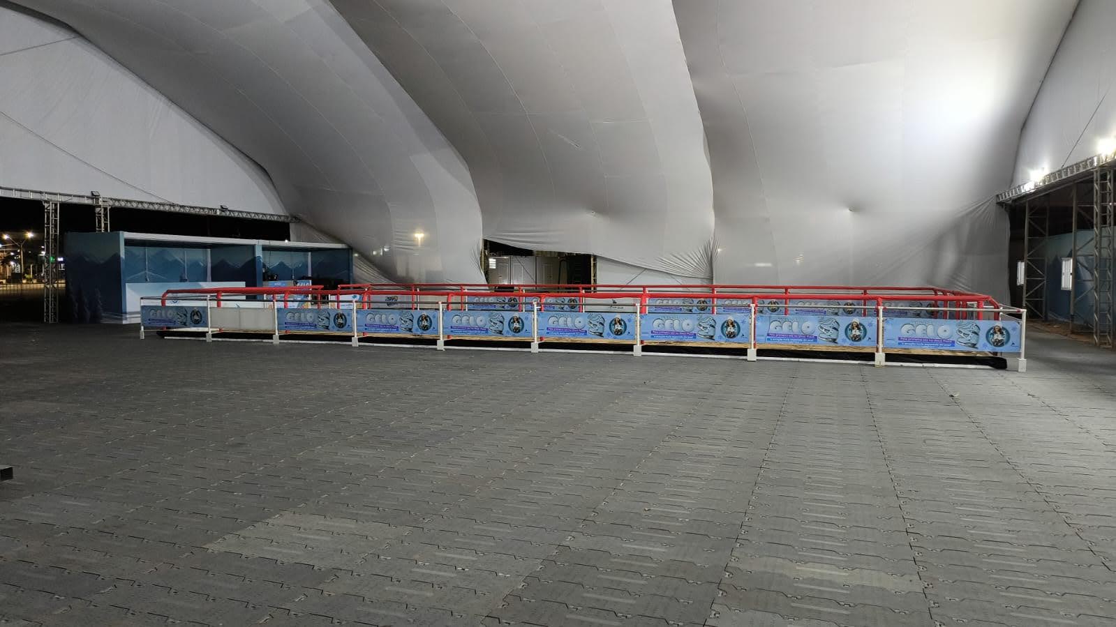 Pista de Patinação em Evento